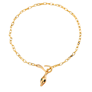 Gold Snake Necklace