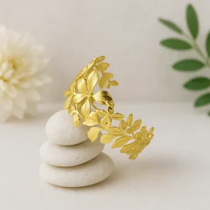 Demifine Floral Adjustable Bracelet